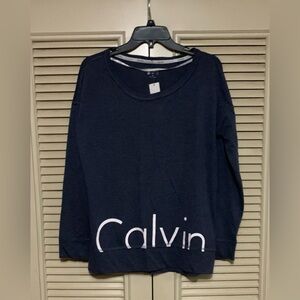 Calvin Klein performance dry shirt women’s small blue NWT